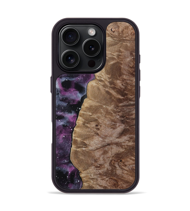 iPhone 16 Pro Wood Phone Case - Saanvi (Cosmos, 808538)