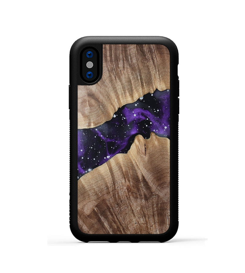 iPhone Xs Wood Phone Case - Gavyn (Cosmos, 808540)