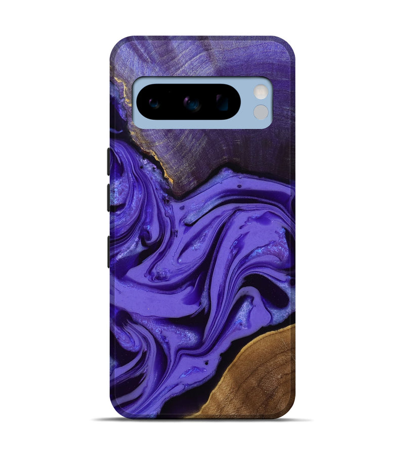 Pixel 8 Pro Wood Live Edge Phone Case - Liana (Purple, 808542)