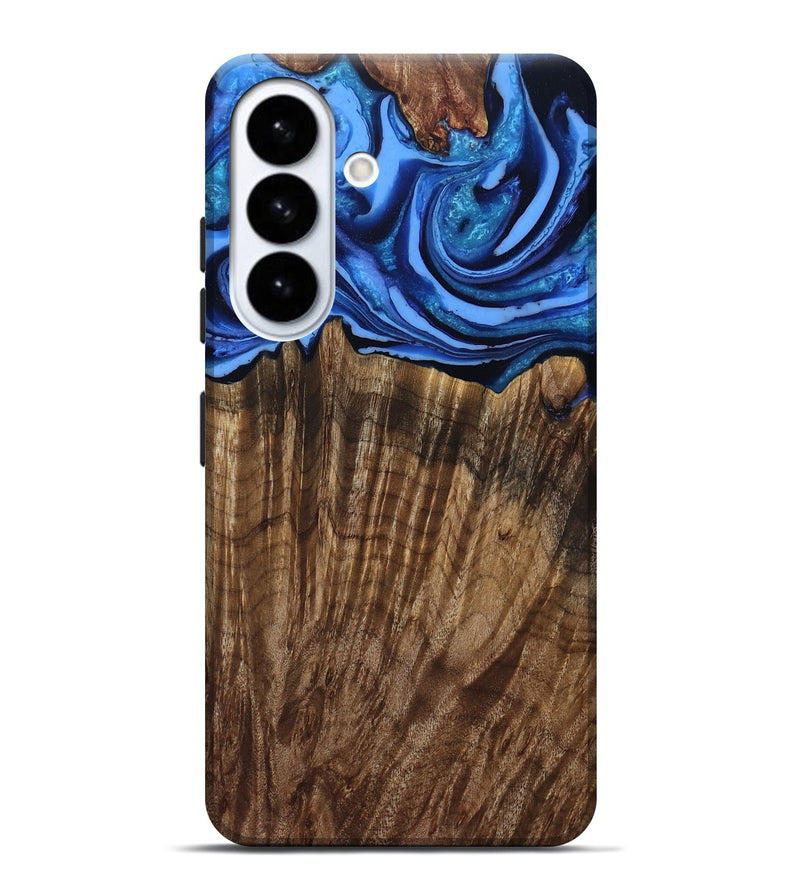Galaxy S26 Plus Wood Live Edge Phone Case - Venus (Blue, 808544)