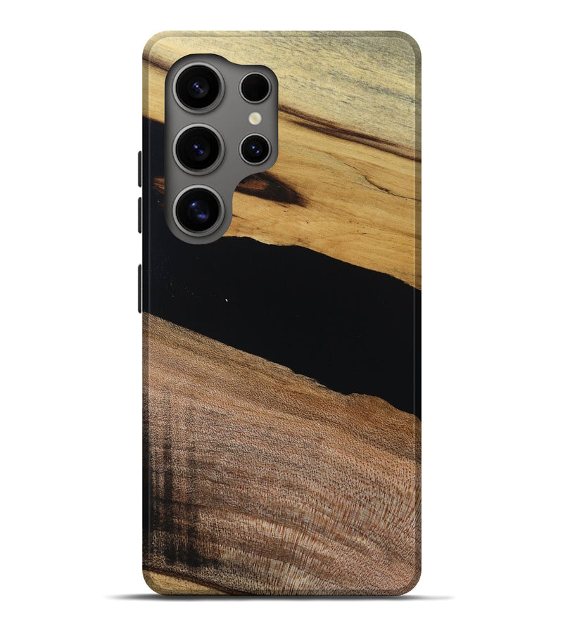Galaxy S25 Ultra Wood Live Edge Phone Case - Brent (Wood Burl, 808557)