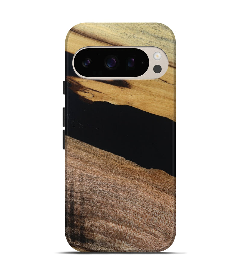 Pixel 10 Pro Wood Live Edge Phone Case - Brent (Wood Burl, 808557)