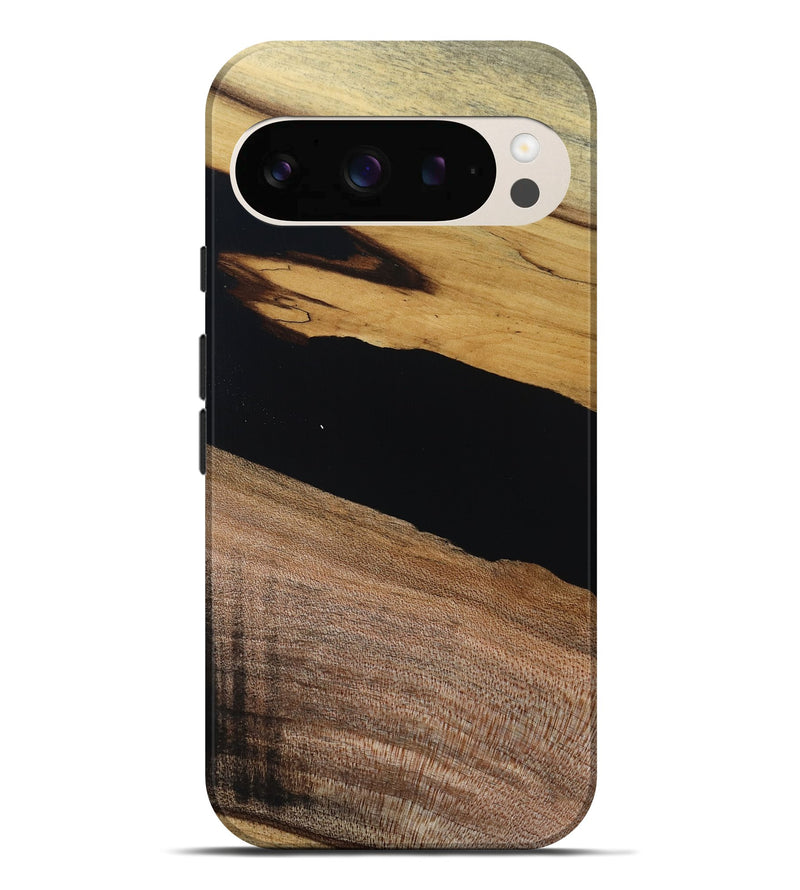 Pixel 10 Pro XL Wood Live Edge Phone Case - Brent (Wood Burl, 808557)
