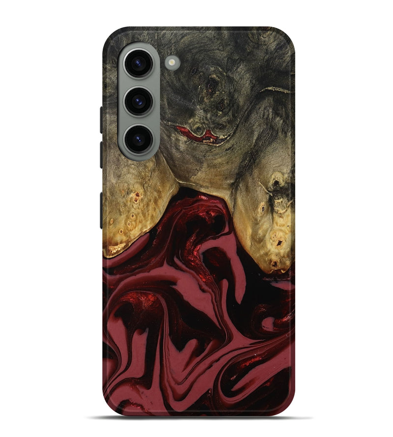 Galaxy S23 Plus Wood Live Edge Phone Case - Dalton (Red, 808561)