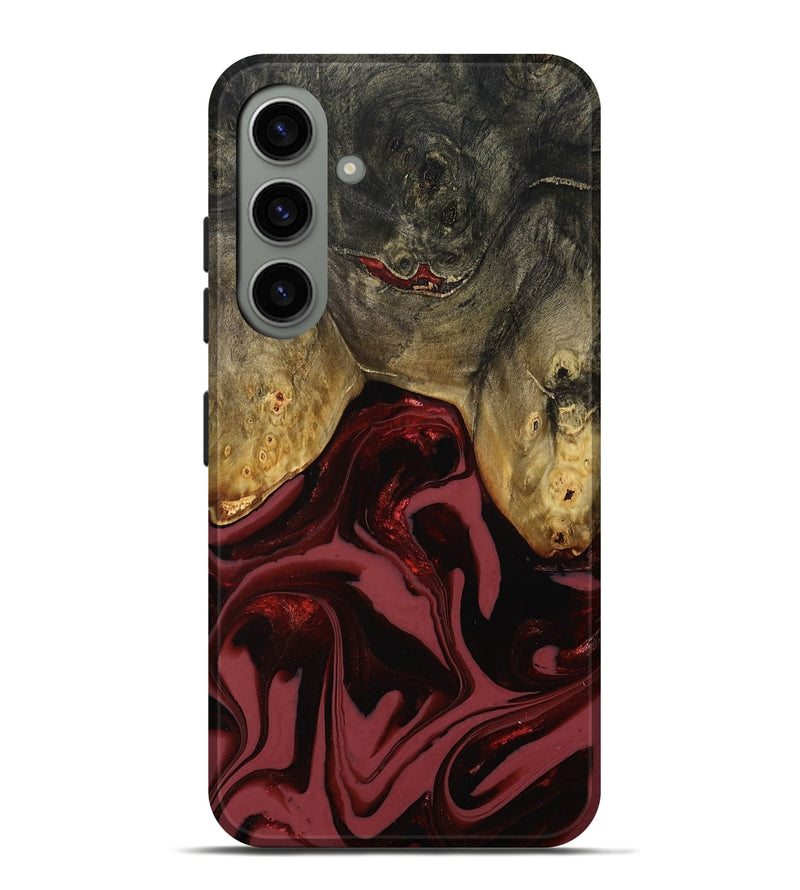 Galaxy S24 Plus Wood Live Edge Phone Case - Dalton (Red, 808561)