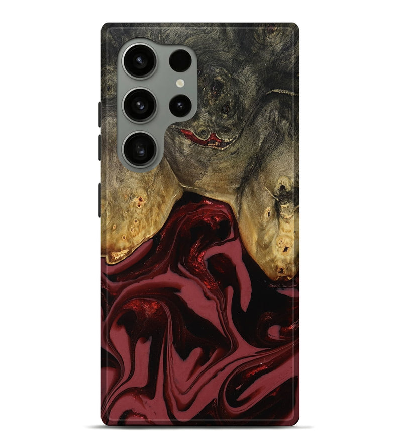 Galaxy S24 Ultra Wood Live Edge Phone Case - Dalton (Red, 808561)