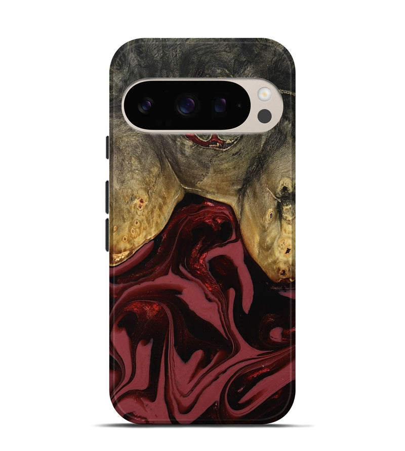 Pixel 10 Wood Live Edge Phone Case - Dalton (Red, 808561)