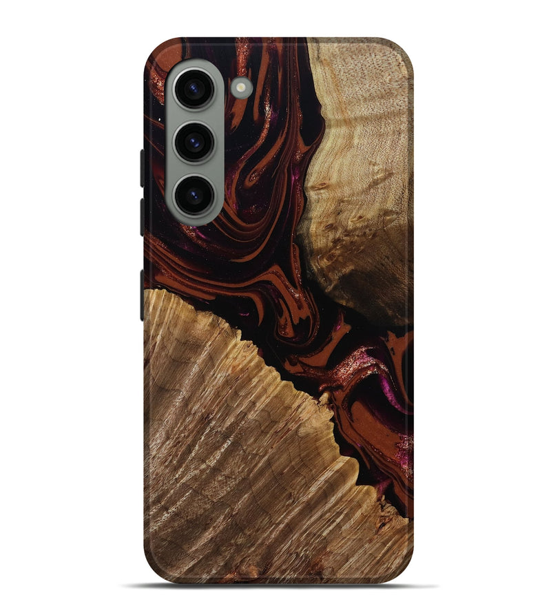 Galaxy S23 Plus Wood Live Edge Phone Case - Lue (Red, 808567)
