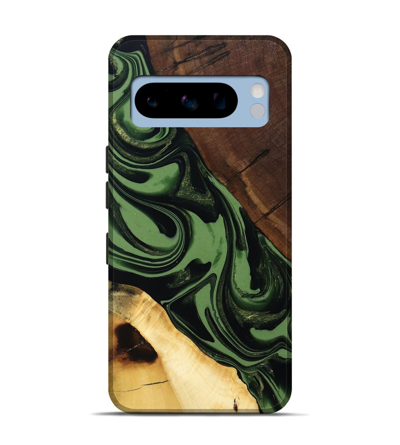 Pixel 8 Pro Wood Live Edge Phone Case - Junius (Green, 808573)