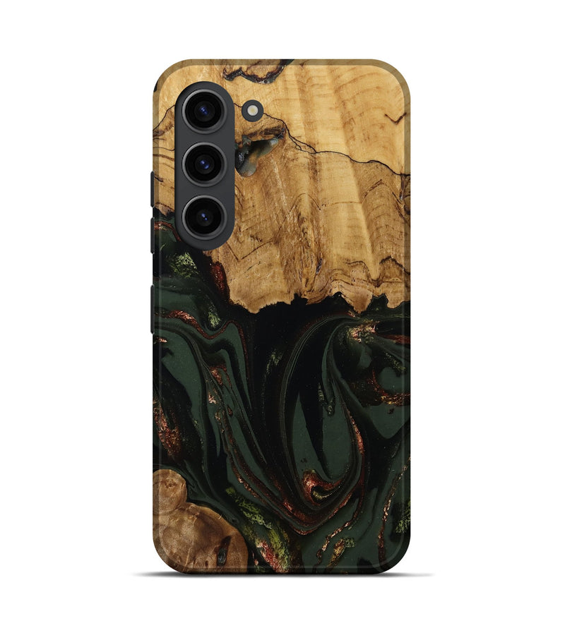 Galaxy S23 Wood Live Edge Phone Case - Capri (Green, 808574)