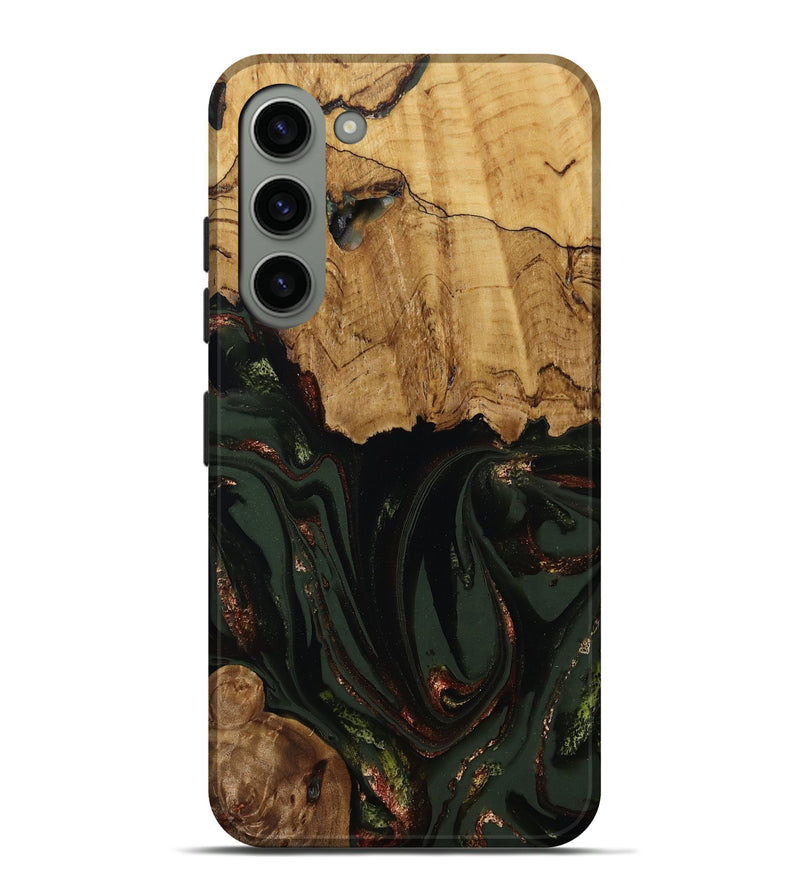 Galaxy S23 Plus Wood Live Edge Phone Case - Capri (Green, 808574)