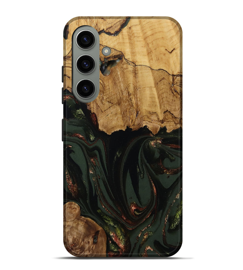 Galaxy S24 Plus Wood Live Edge Phone Case - Capri (Green, 808574)