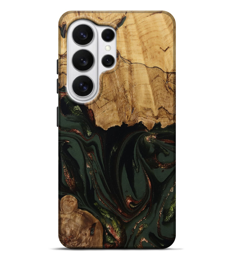 Galaxy S26 Ultra Wood Live Edge Phone Case - Capri (Green, 808574)