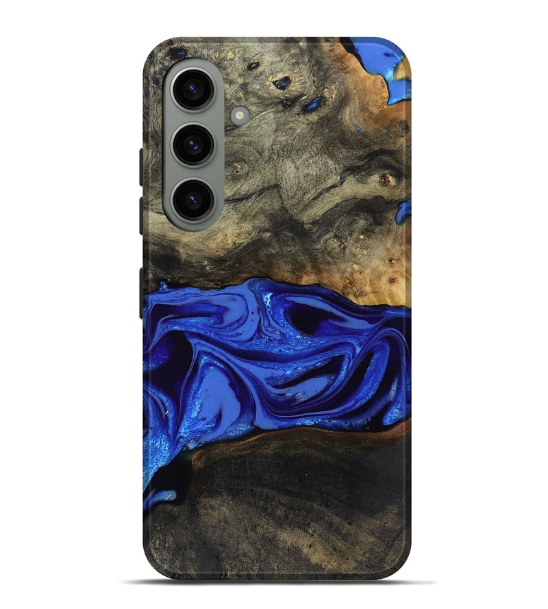 Galaxy S24 Plus Wood Live Edge Phone Case - Braden (Blue, 808580)