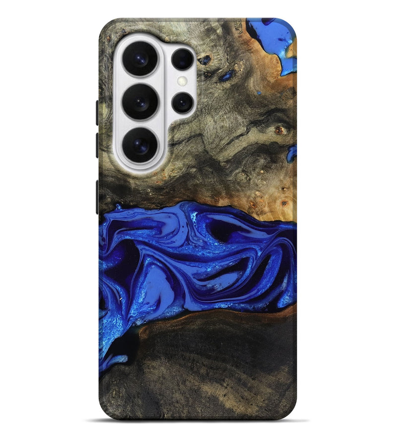 Galaxy S26 Ultra Wood Live Edge Phone Case - Braden (Blue, 808580)
