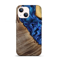 iPhone 13 Wood Live Edge Phone Case - Mariam (Purple, 808586)