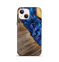 iPhone 13 mini Wood Live Edge Phone Case - Mariam (Purple, 808586)