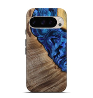 Pixel 9 Wood Live Edge Phone Case - Mariam (Purple, 808586)