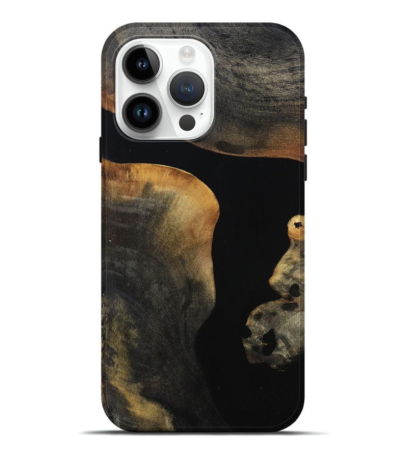 iPhone 15 Pro Max Wood Live Edge Phone Case - Salina (Wood Burl, 808601)