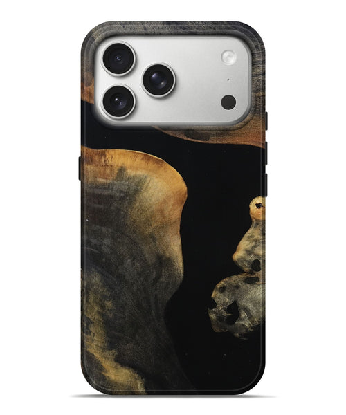 iPhone 17 Pro Max Wood Live Edge Phone Case - Salina (Wood Burl, 808601)