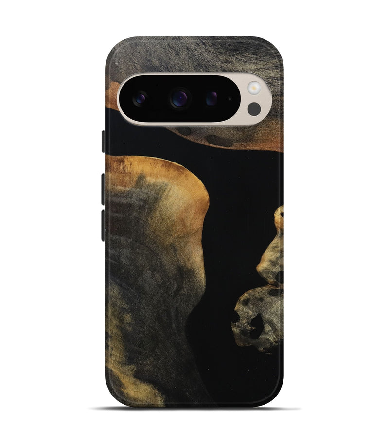 Pixel 9 Pro Wood Live Edge Phone Case - Salina (Wood Burl, 808601)