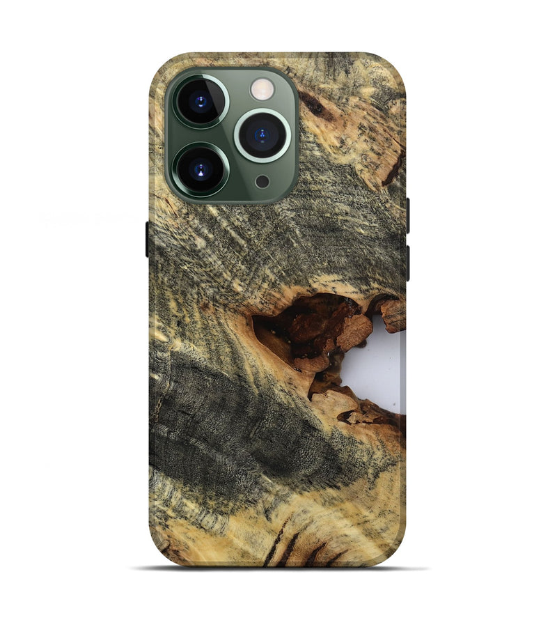 iPhone 13 Pro Wood Live Edge Phone Case - Kassie (Wood Burl, 808610)