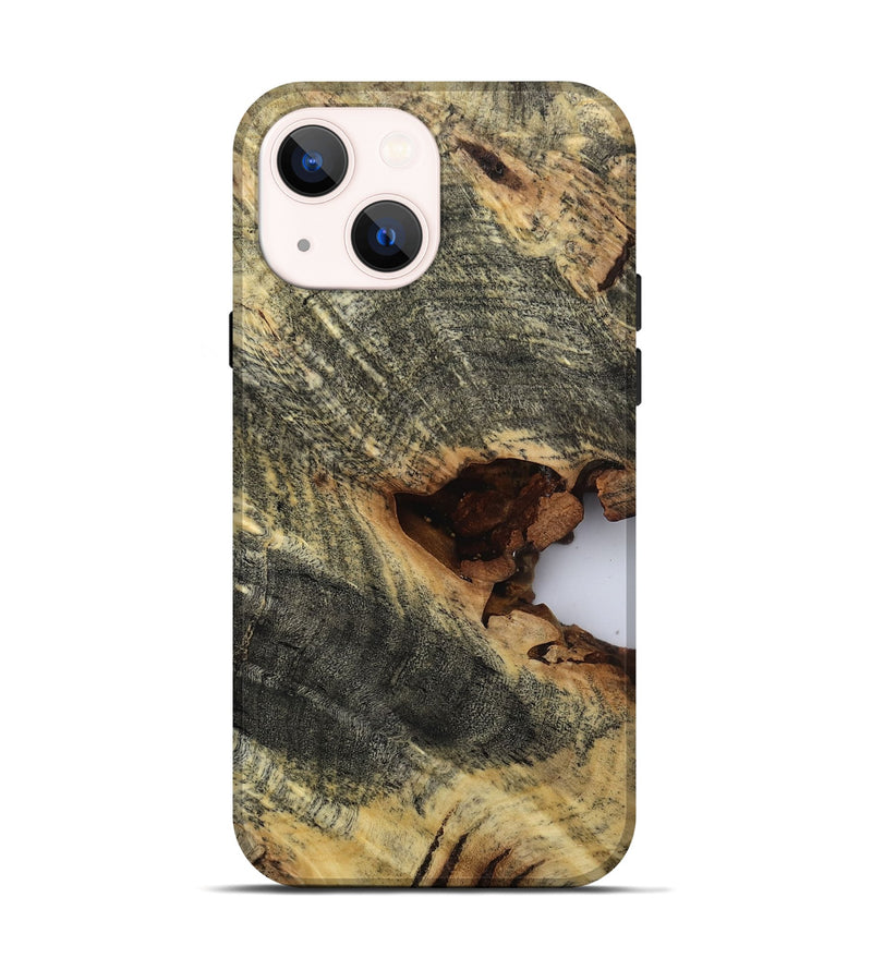 iPhone 14 Wood Live Edge Phone Case - Kassie (Wood Burl, 808610)