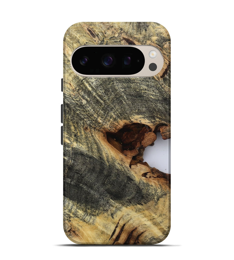 Pixel 10 Pro Wood Live Edge Phone Case - Kassie (Wood Burl, 808610)