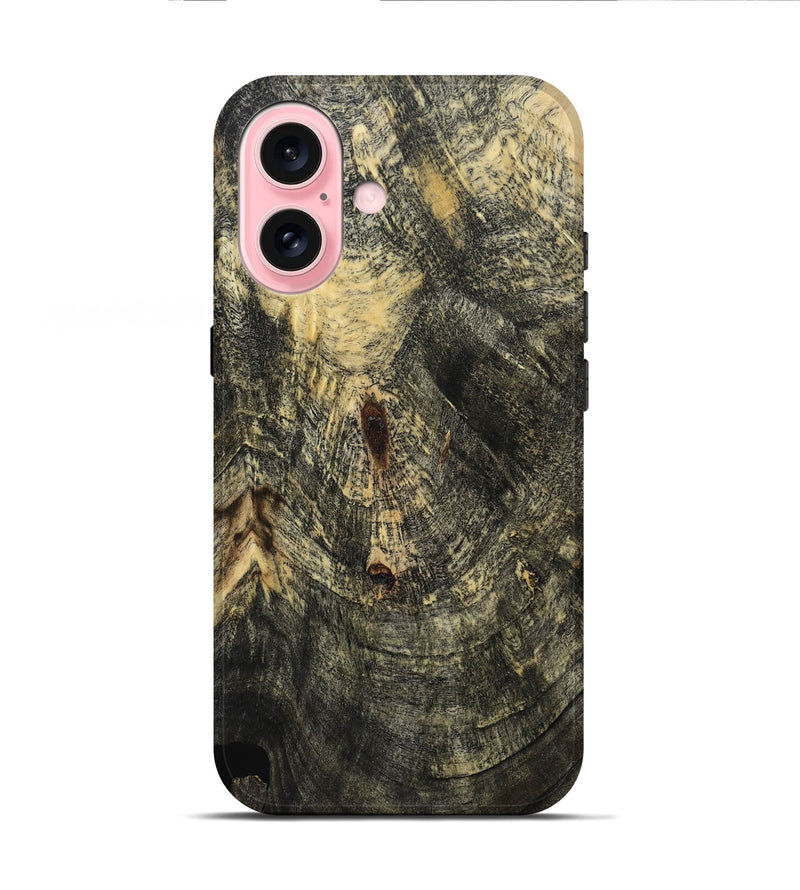 iPhone 16 Wood Live Edge Phone Case - Austen (Wood Burl, 808615)