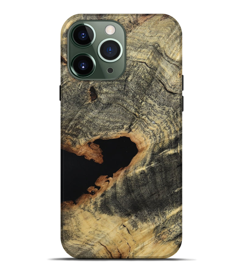 iPhone 13 Pro Max Wood Live Edge Phone Case - Christi (Wood Burl, 808623)