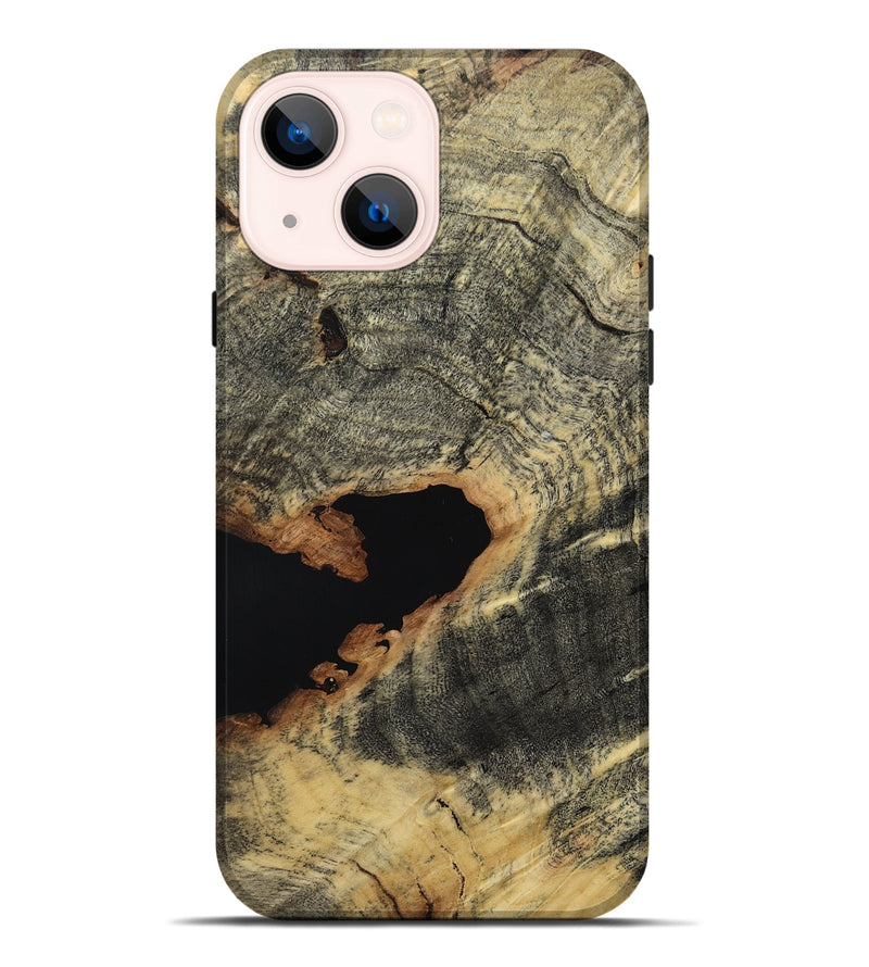 iPhone 14 Plus Wood Live Edge Phone Case - Christi (Wood Burl, 808623)