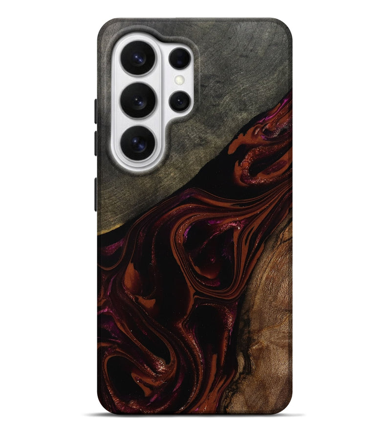 Galaxy S26 Ultra Wood Live Edge Phone Case - Hassan (Red, 808631)