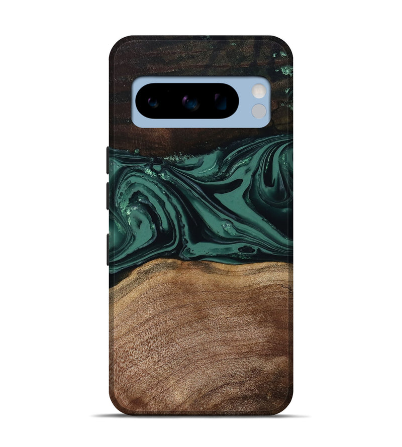 Pixel 8 Pro Wood Live Edge Phone Case - Shauna (Green, 808636)