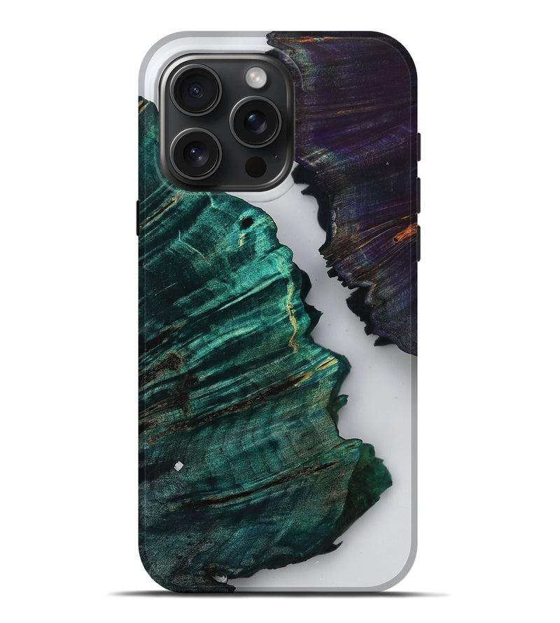 iPhone 16 Pro Max Wood Live Edge Phone Case - Hester (Clear, 808638)