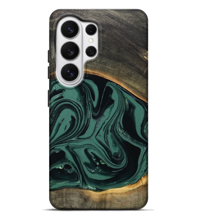 Galaxy S26 Ultra Wood Live Edge Phone Case - Zen (Green, 808645)