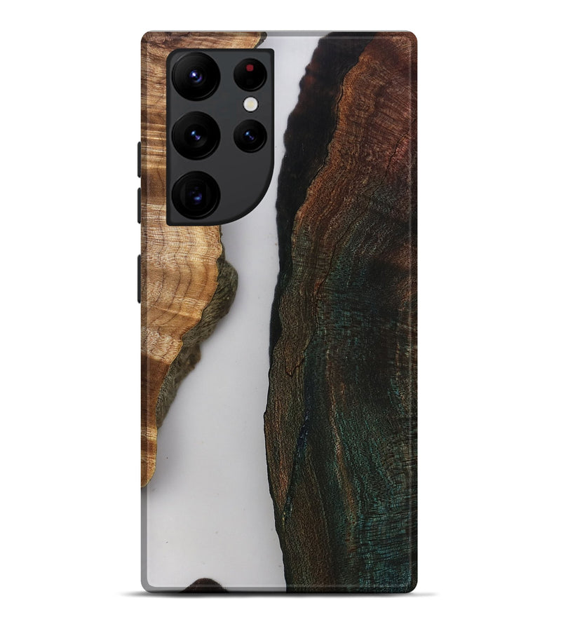 Galaxy S22 Ultra Wood Live Edge Phone Case - Rob (Clear, 808646)