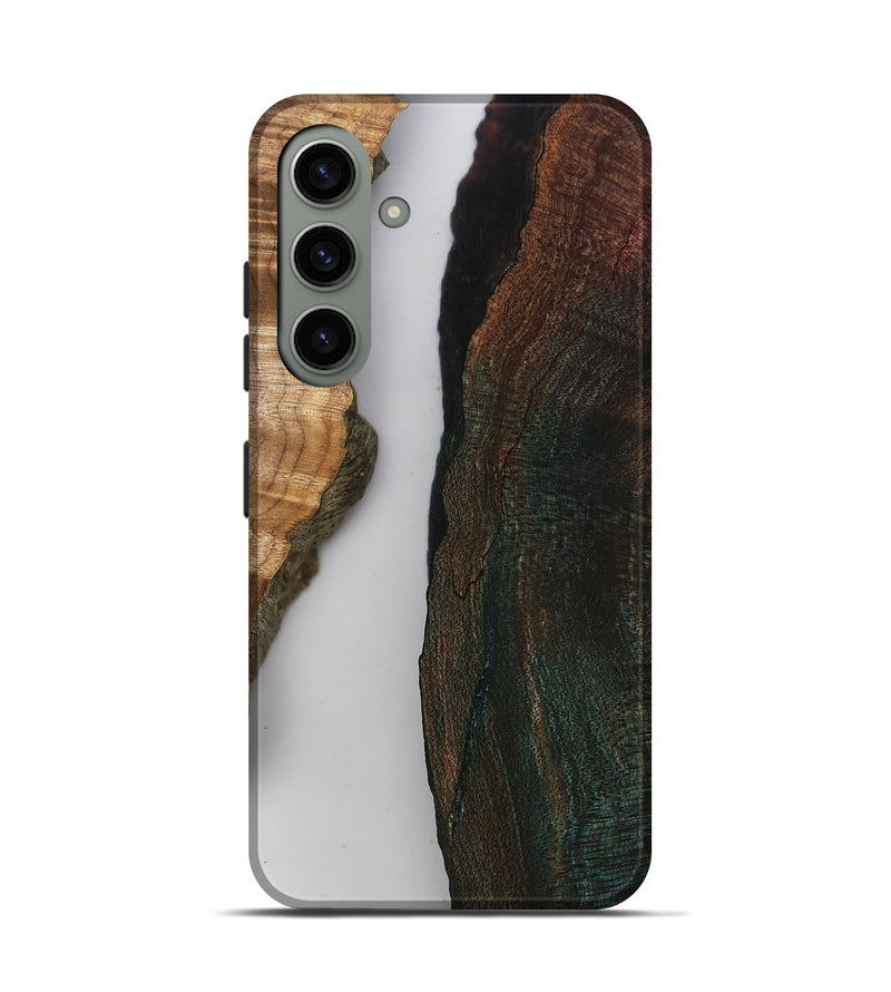 Galaxy S24 Wood Live Edge Phone Case - Rob (Clear, 808646)