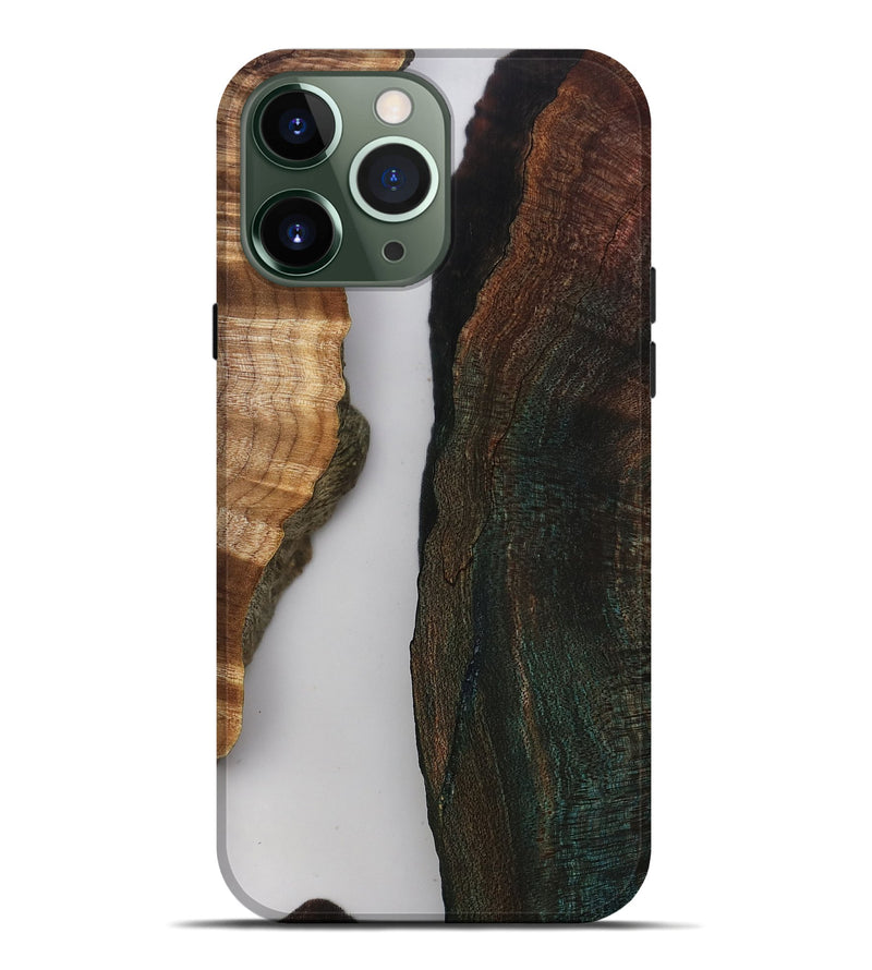 iPhone 13 Pro Max Wood Live Edge Phone Case - Rob (Clear, 808646)