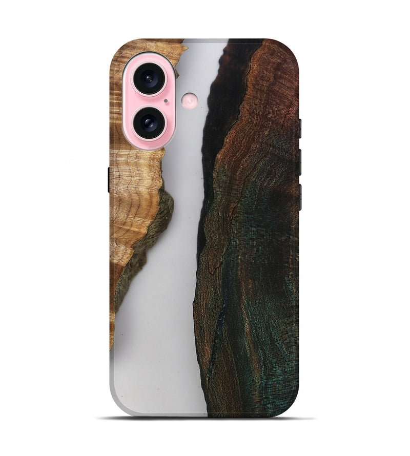 iPhone 17 Wood Live Edge Phone Case - Rob (Clear, 808646)