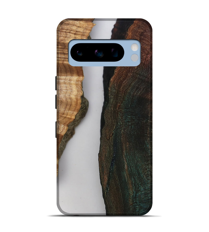 Pixel 8 Pro Wood Live Edge Phone Case - Rob (Clear, 808646)