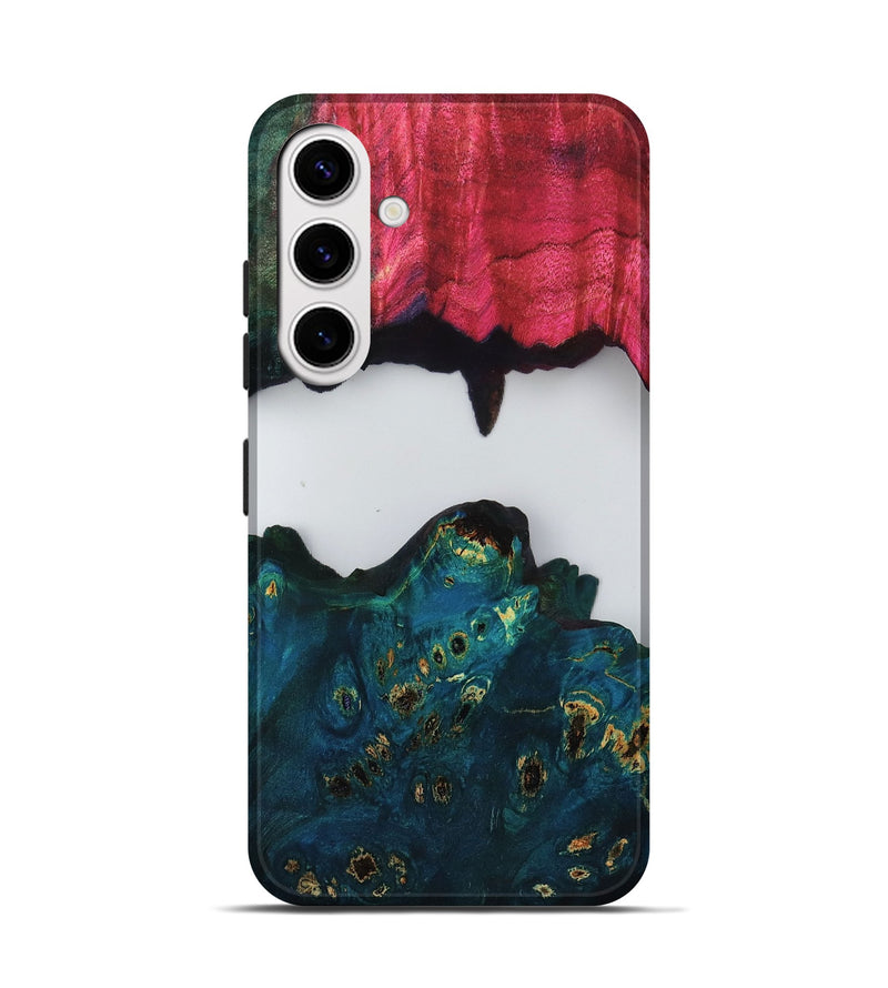 Galaxy S25 Wood Live Edge Phone Case - Alene (Clear, 808652)