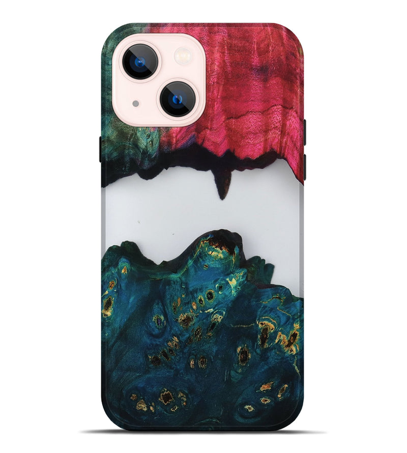 iPhone 14 Plus Wood Live Edge Phone Case - Alene (Clear, 808652)