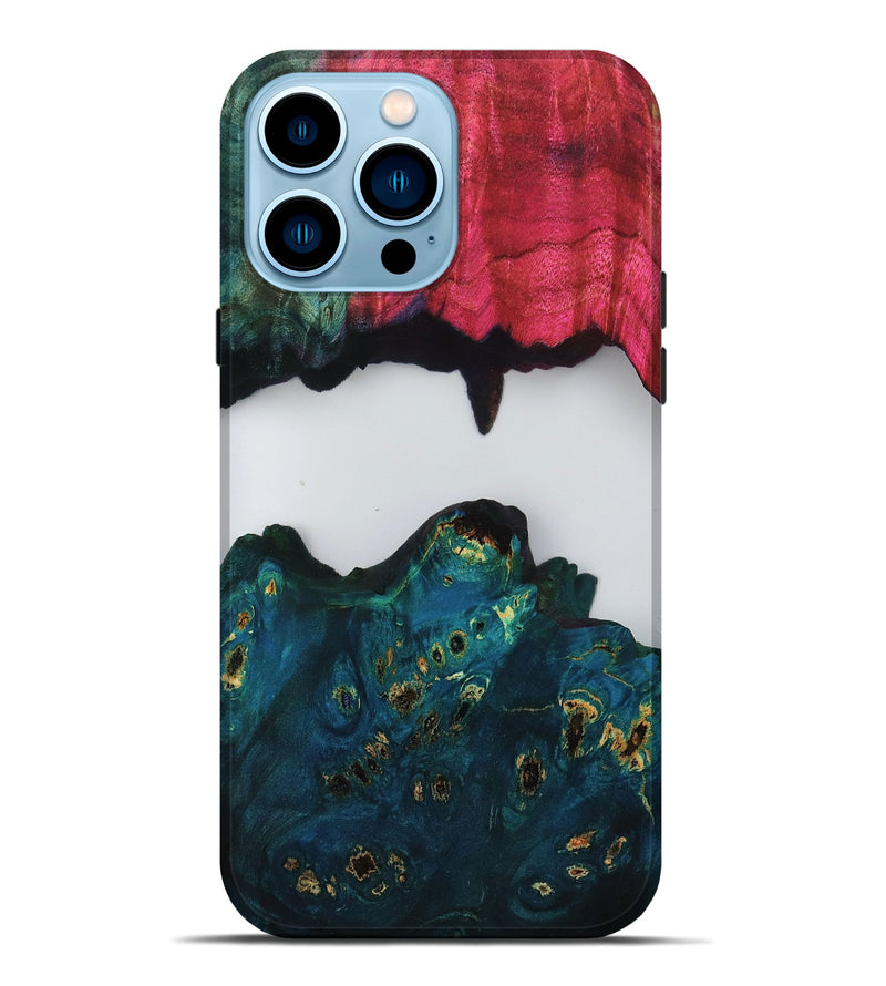 iPhone 14 Pro Max Wood Live Edge Phone Case - Alene (Clear, 808652)