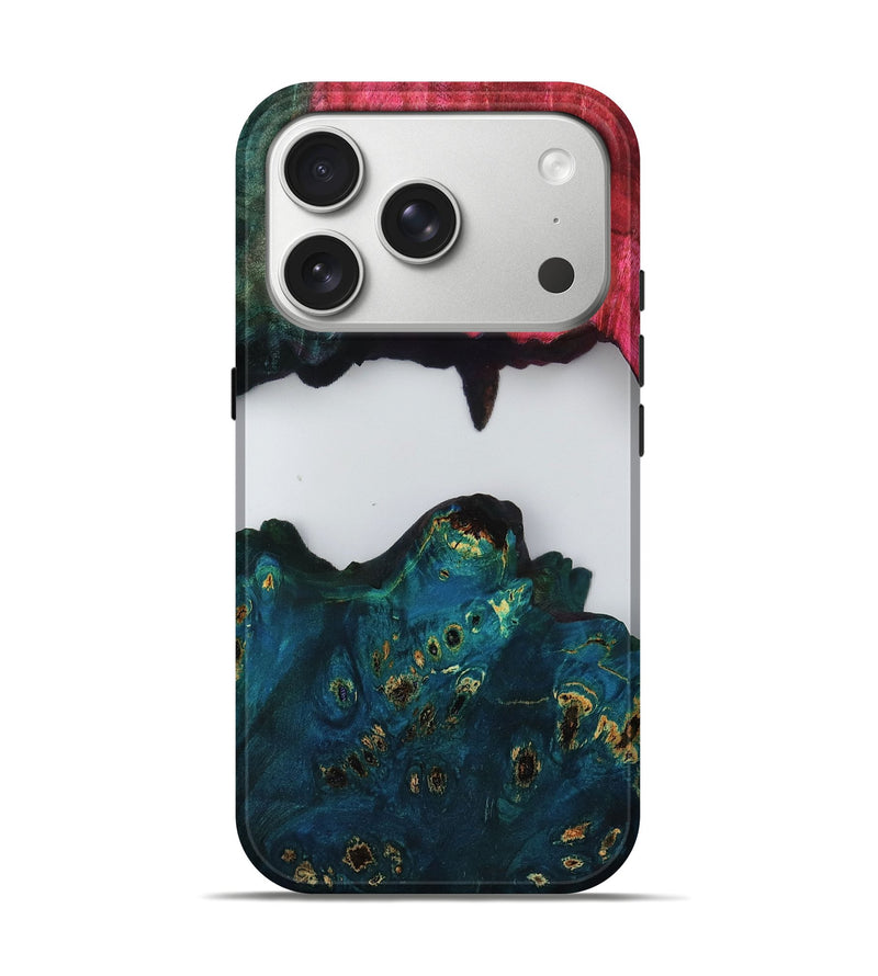 iPhone 17 Pro Wood Live Edge Phone Case - Alene (Clear, 808652)