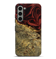 Galaxy S23 Plus Wood Live Edge Phone Case - Shelbi (Red, 808656)