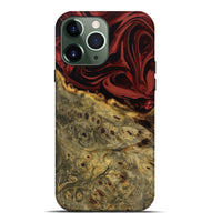 iPhone 13 Pro Max Wood Live Edge Phone Case - Shelbi (Red, 808656)
