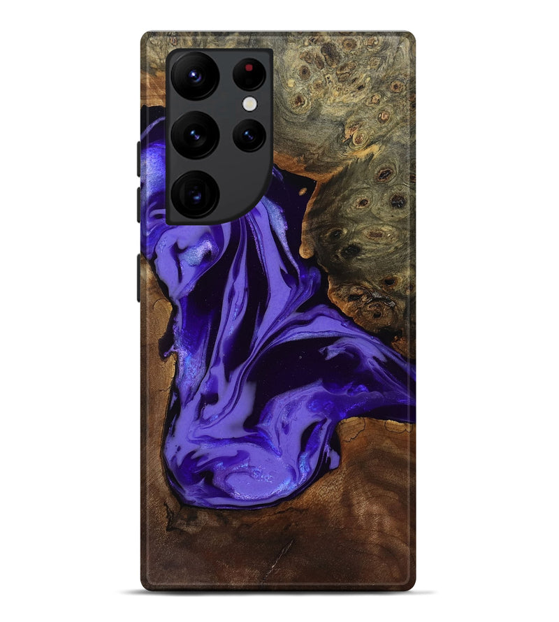 Galaxy S22 Ultra Wood Live Edge Phone Case - Adell (Purple, 808660)