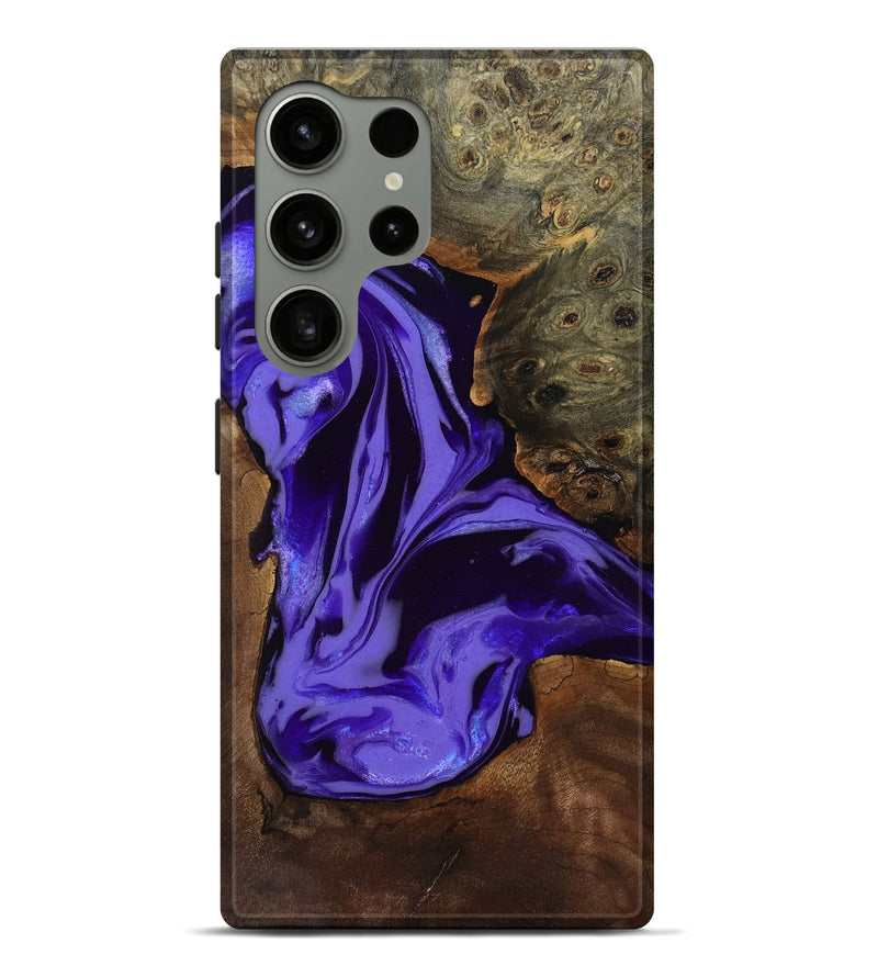 Galaxy S24 Ultra Wood Live Edge Phone Case - Adell (Purple, 808660)