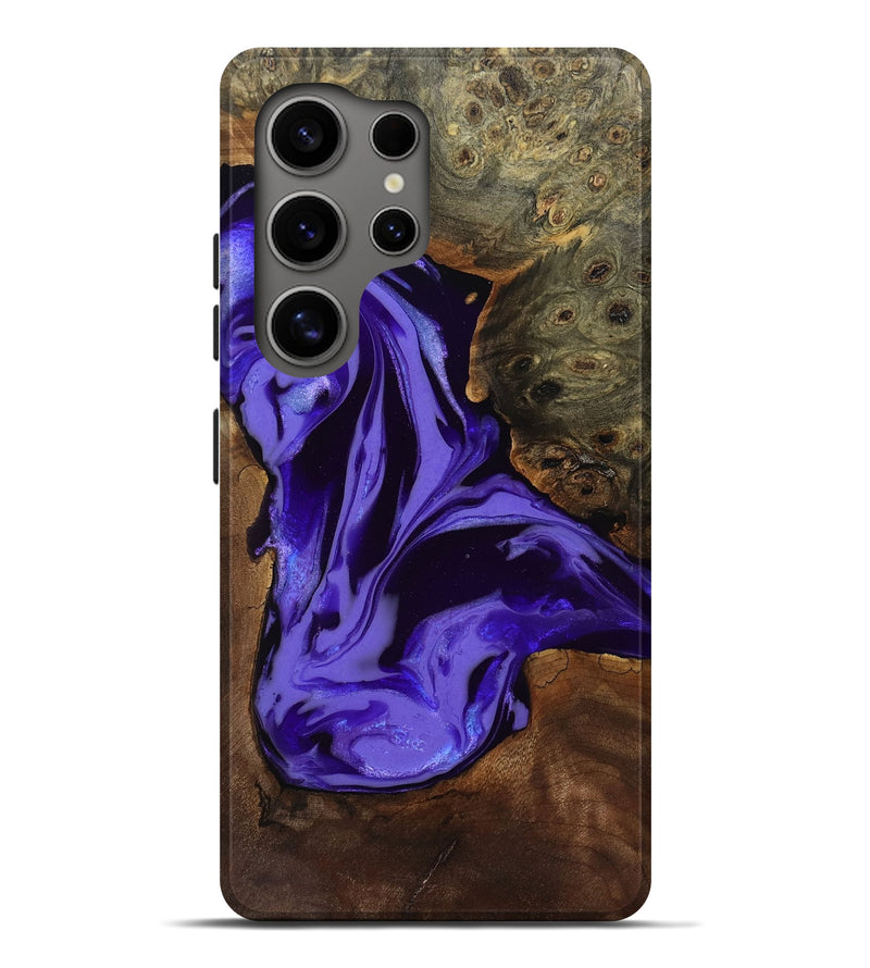 Galaxy S25 Ultra Wood Live Edge Phone Case - Adell (Purple, 808660)