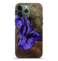 iPhone 13 Pro Max Wood Live Edge Phone Case - Adell (Purple, 808660)